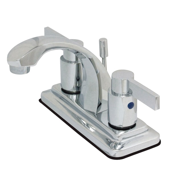4" Centerset Bathroom Faucet, Chrome